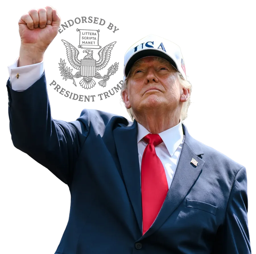 President Donald J. Trump — endorsed by President Trump